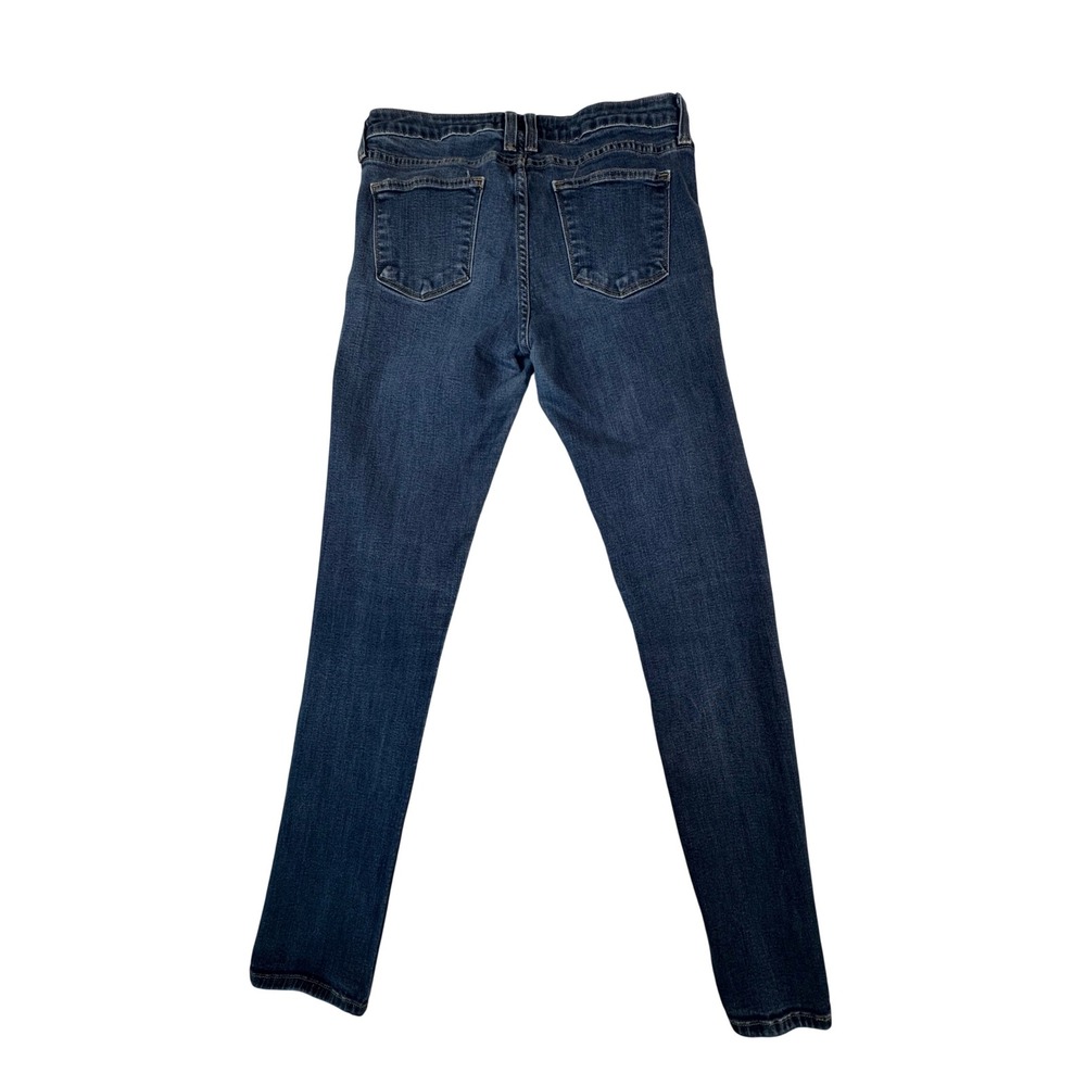 Just Black Denim Skinny Jeans Womens 30 Dark Wash Blue Made in USA
